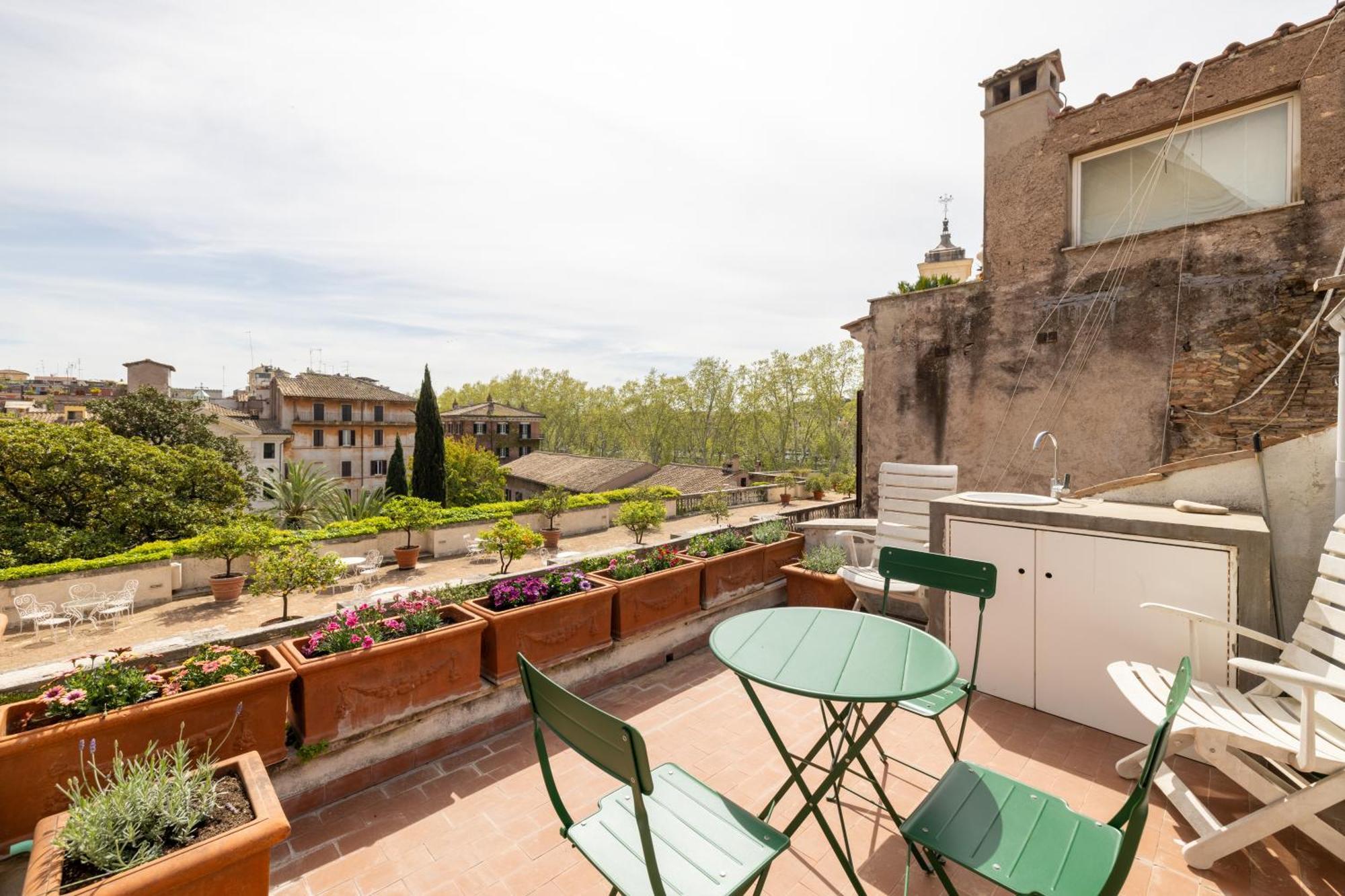 Apartament Farnesi Terrace Penthouse Rzym Zewnętrze zdjęcie